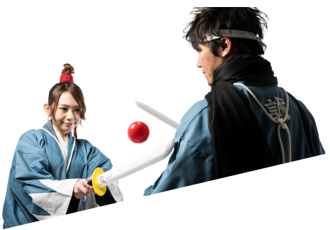 チャンバラ合戦のイメージ画像