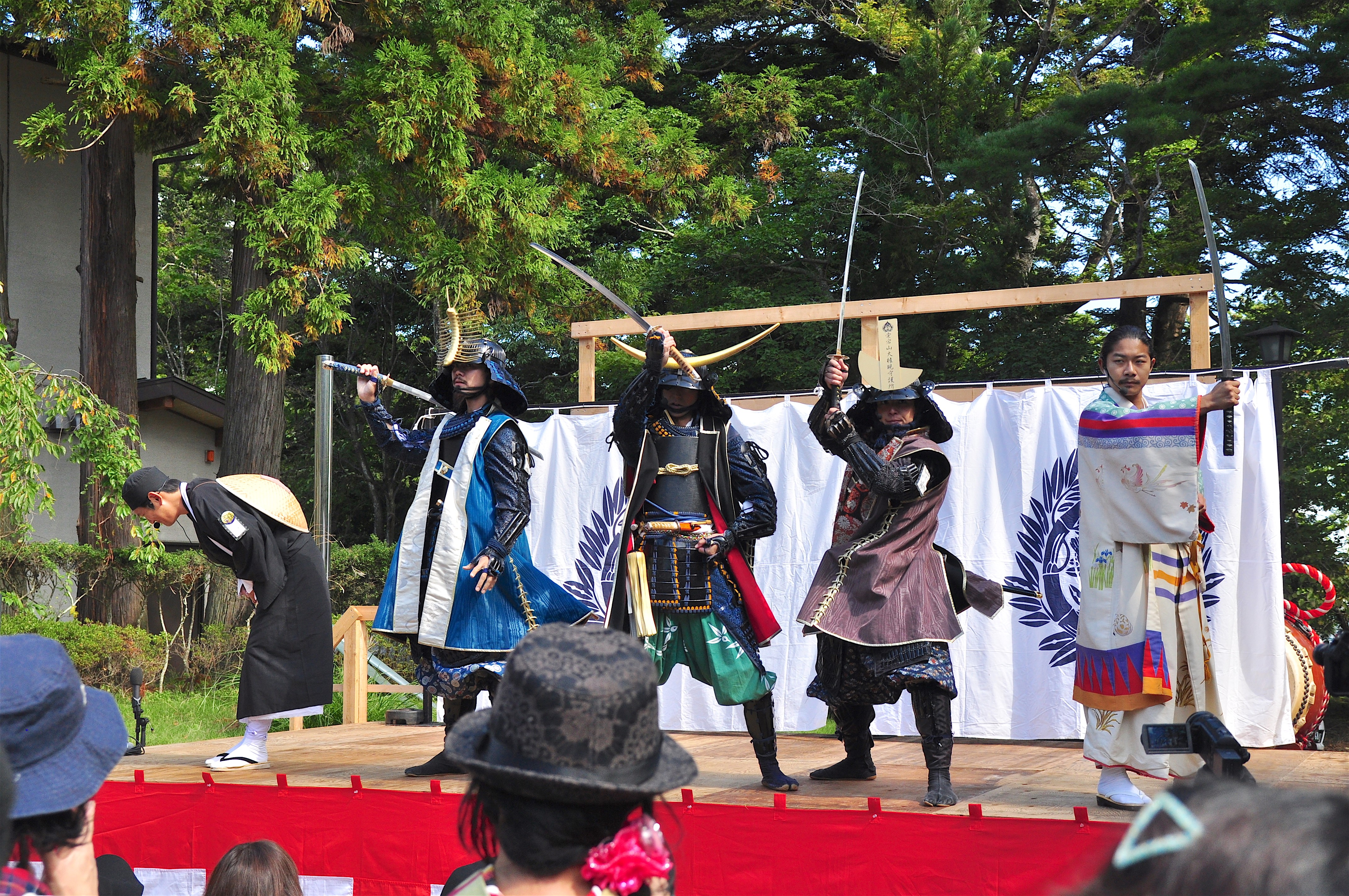 伊達政宗公、生誕450周年イベント!伊達武将隊と親子でチャンバラ開催