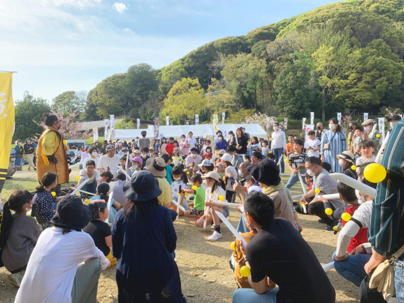 集合する参加者