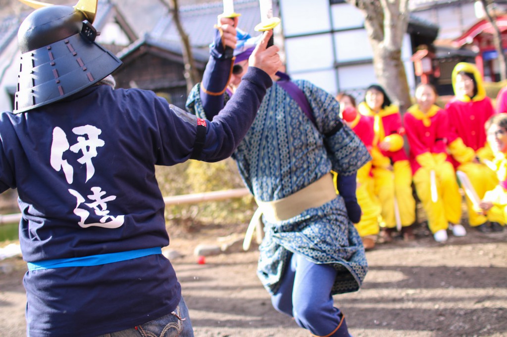 豪快にきられる社長