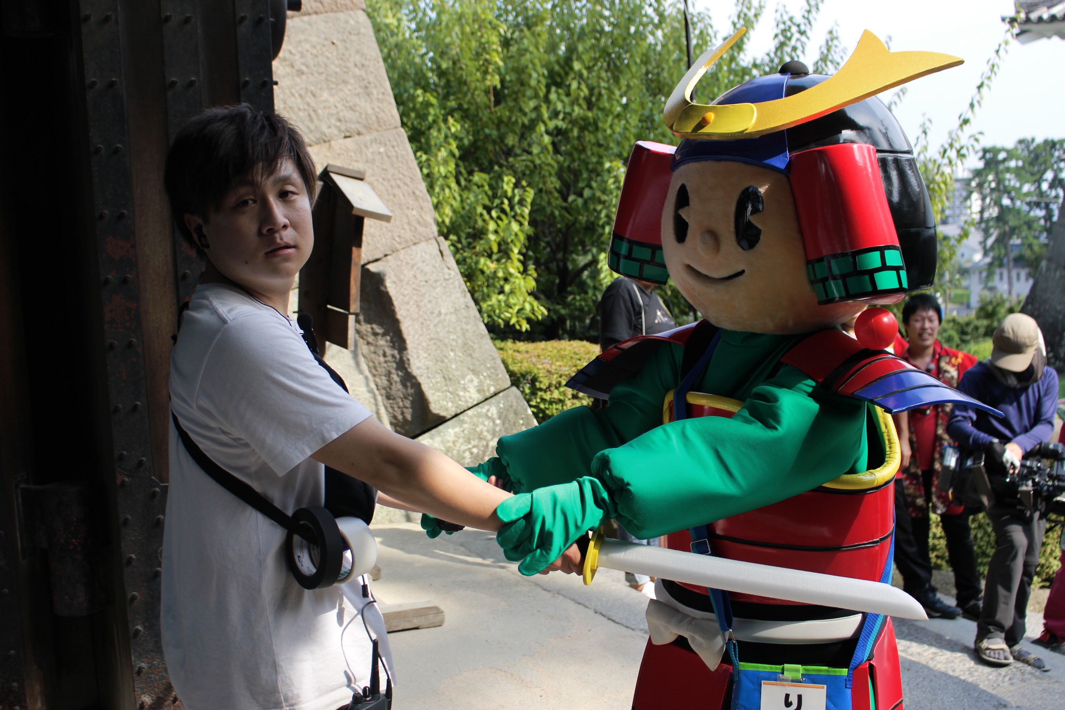 ※りんたろうくん、段差介助中のお写真