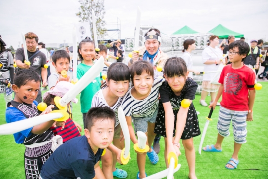 チャンバラ合戦-戦IKUSA- in 辰野子ども祭り